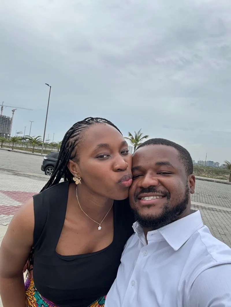 An outdoor moment together